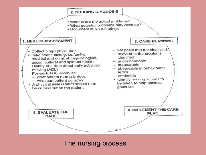 The nursing process 