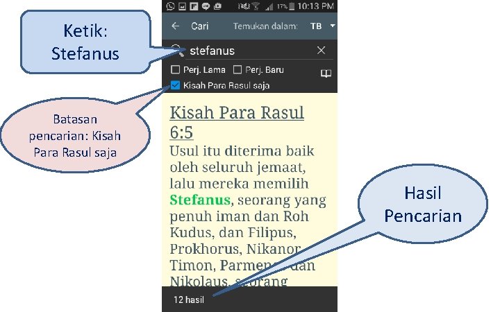 Ketik: Stefanus Batasan pencarian: Kisah Para Rasul saja Hasil Pencarian 