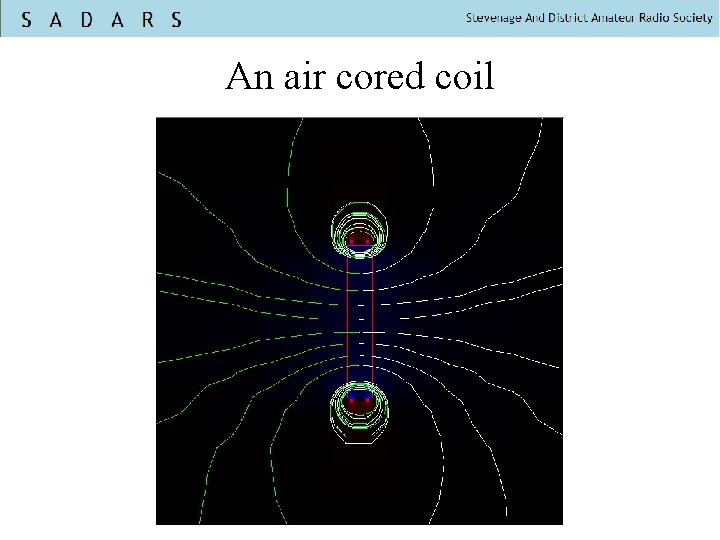 An air cored coil 