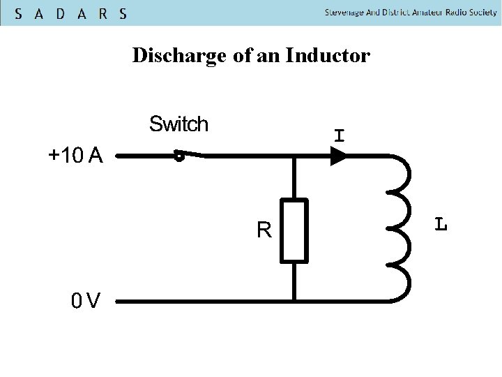 Discharge of an Inductor 