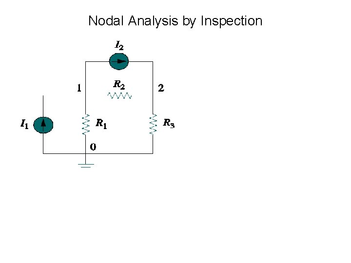 Nodal Analysis by Inspection 