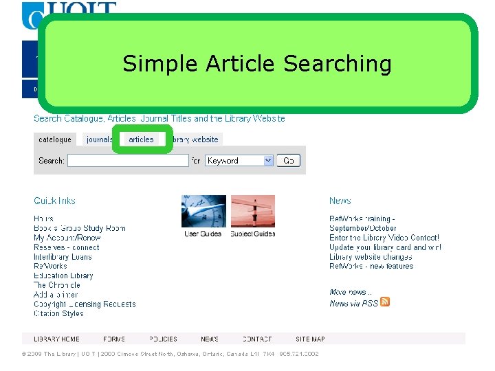 Simple Article Searching 