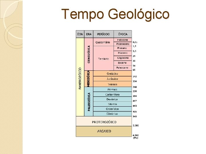 Tempo Geológico 