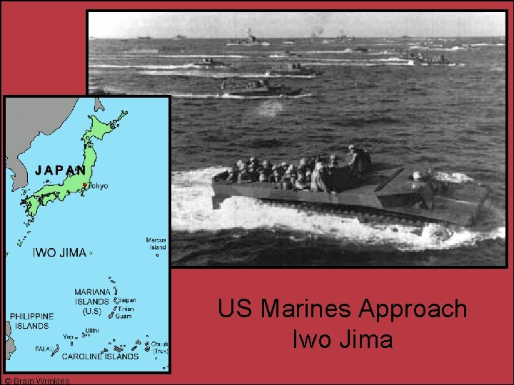 US Marines Approach Iwo Jima © Brain Wrinkles 
