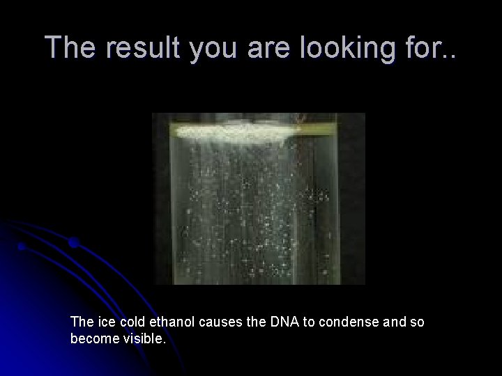 EXTRACTING HUMAN DNA DNA is the building block