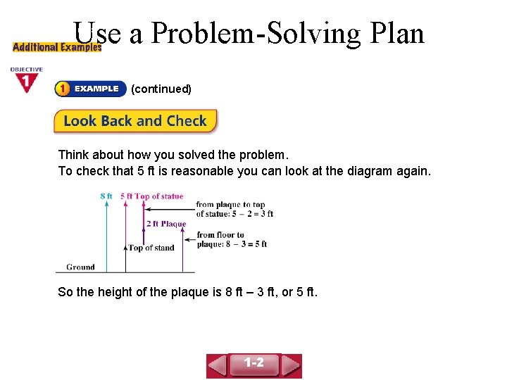 Use a ProblemSolving Plan COURSE 3 LESSON 1