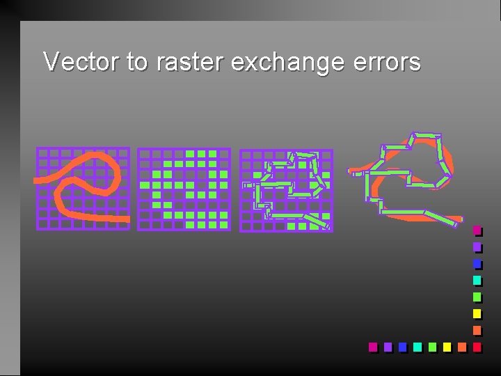Vector to raster exchange errors 
