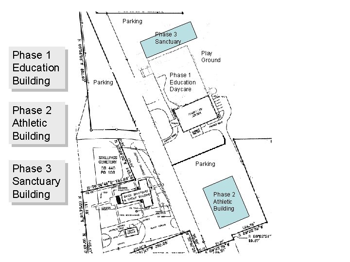 Parking Phase 3 Sanctuary Phase 1 Education Building Play Ground Parking Phase 1 Education