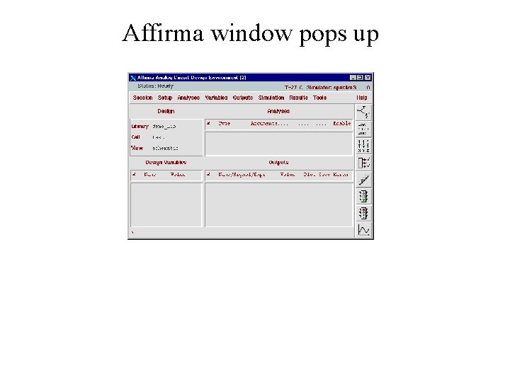 Affirma window pops up 