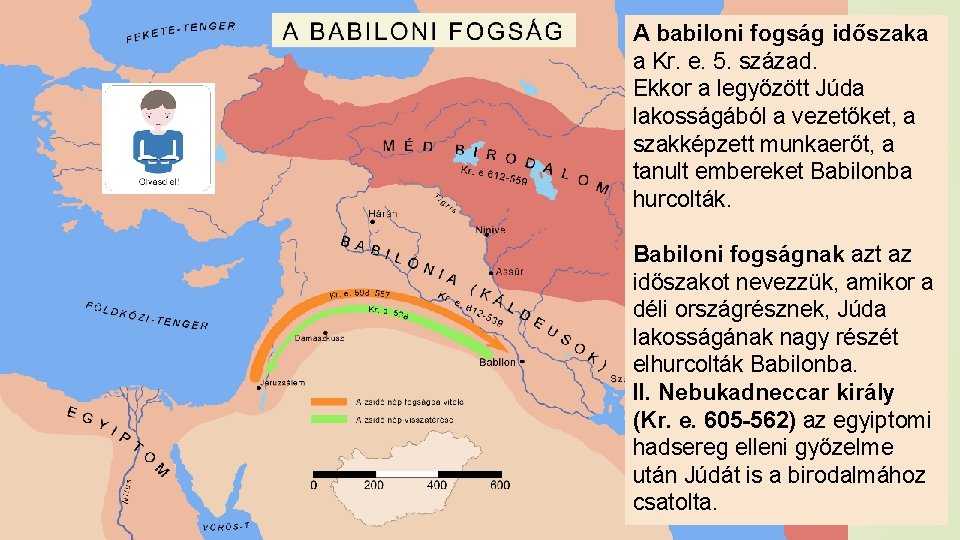 A babiloni fogság időszaka a Kr. e. 5. század. Ekkor a legyőzött Júda lakosságából