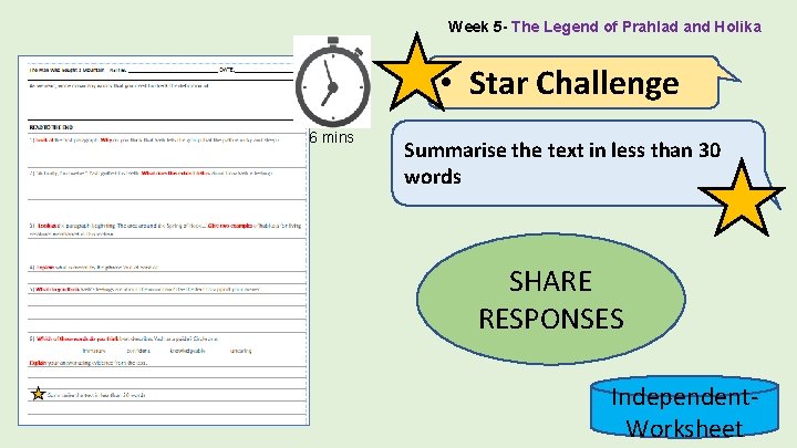 Week 5 - The Legend of Prahlad and Holika • Star Challenge 6 mins