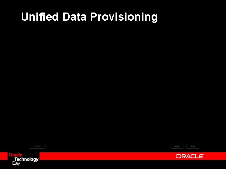 Unified Data Provisioning Unified Data Provisioning