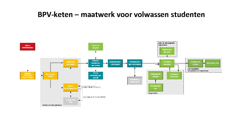 BPV-keten – maatwerk voor volwassen studenten 