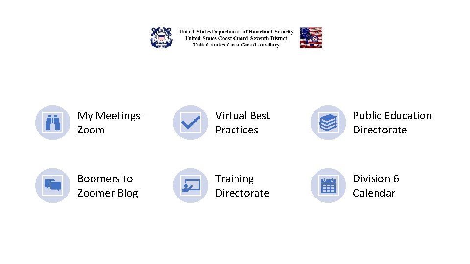 My Meetings – Zoom Virtual Best Practices Public Education Directorate Boomers to Zoomer Blog