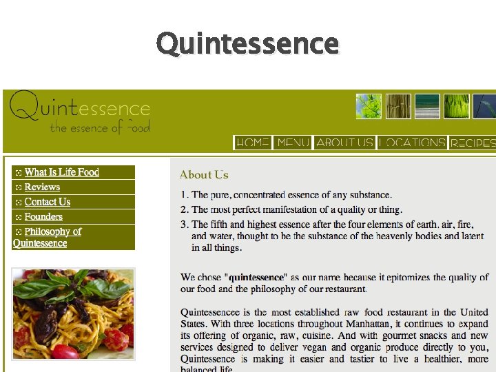 Quintessence 