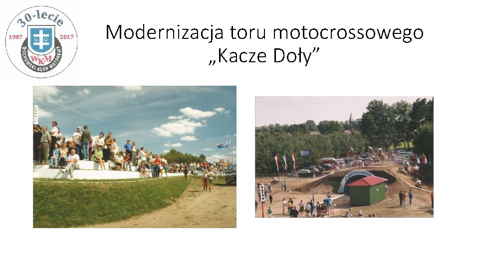 Modernizacja toru motocrossowego „Kacze Doły” 
