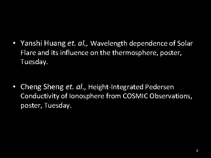  • Yanshi Huang et. al. , Wavelength dependence of Solar Flare and its