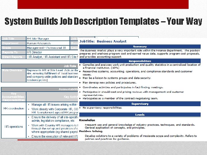 System Builds Job Description Templates – Your Way System Builds Job Description Templates – Your Way