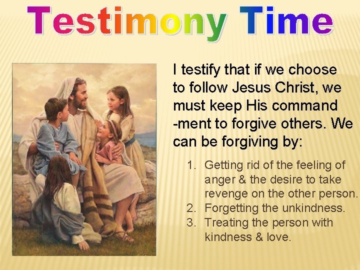 I testify that if we choose to follow Jesus Christ, we must keep His