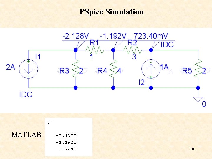 PSpice Simulation MATLAB: 16 PSpice Simulation MATLAB: 16