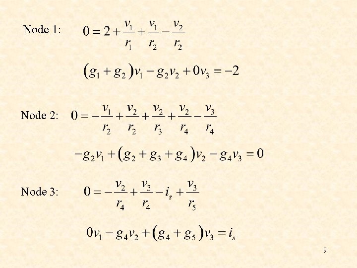 Node 1: Node 2: Node 3: 9 Node 1: Node 2: Node 3: 9