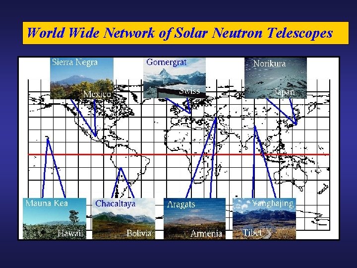 World Wide Network of Solar Neutron Telescopes 