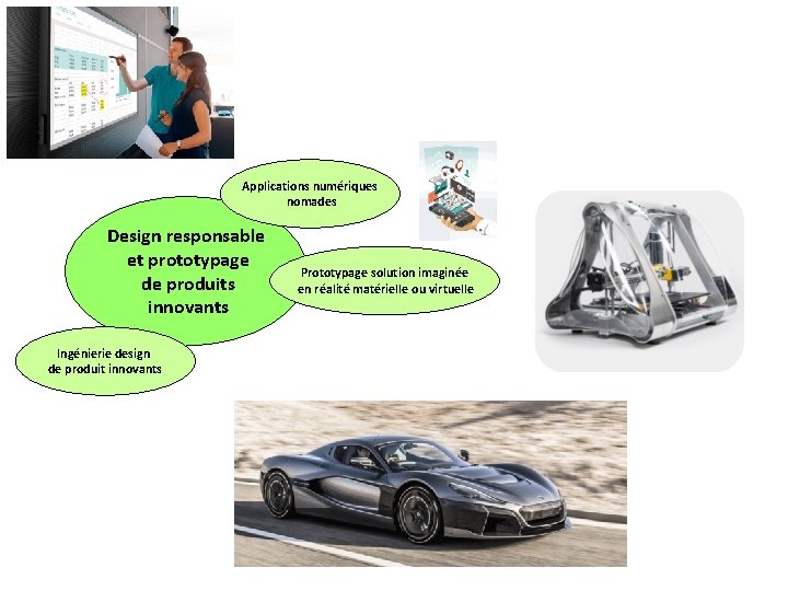 Applications numériques nomades Design responsable et prototypage de produits innovants Ingénierie design de produit