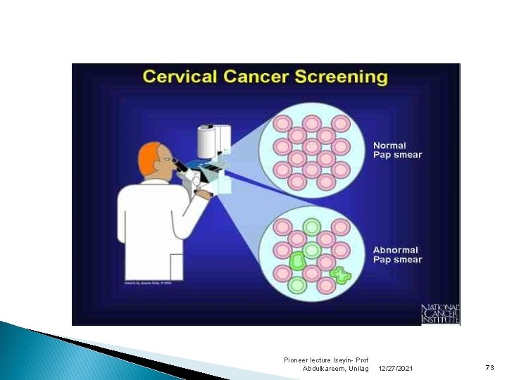 Pioneer lecture Iseyin- Prof Abdulkareem, Unilag 12/27/2021 73 