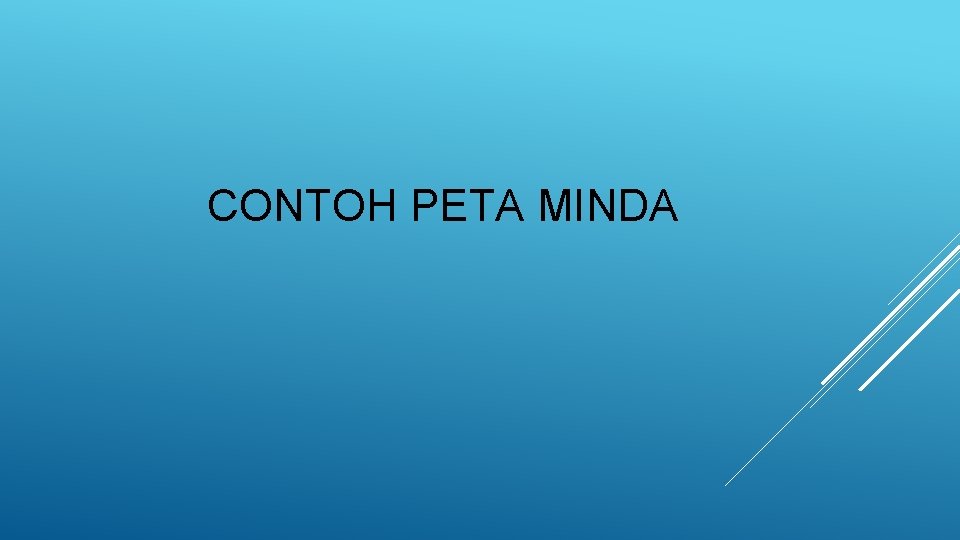 CONTOH PETA MINDA 