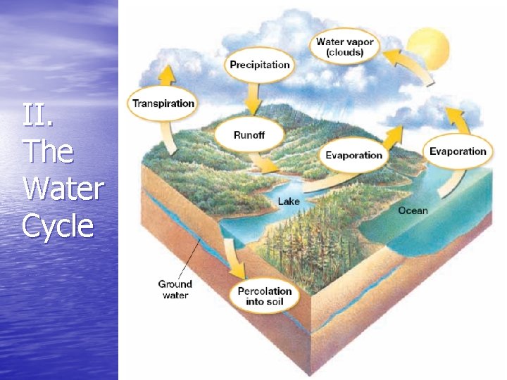 II. The Water Cycle 
