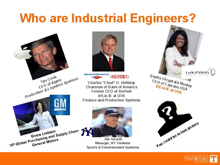 Who are Industrial Engineers? Pr k s Coo ple m tem i s p