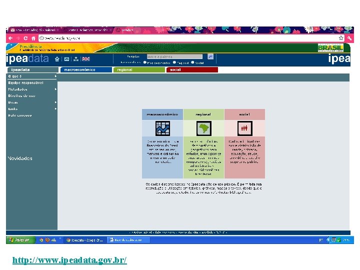 http: //www. ipeadata. gov. br/ 