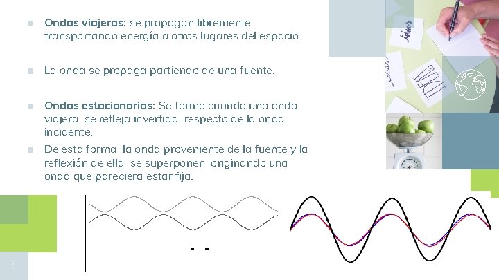 ■ ■ 6 Ondas viajeras: se propagan libremente transportando energía a otros lugares del