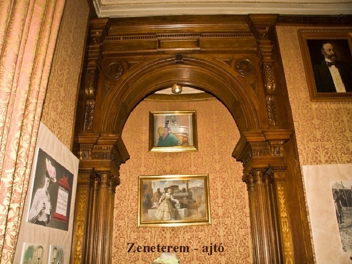 Zeneterem - ajtó 