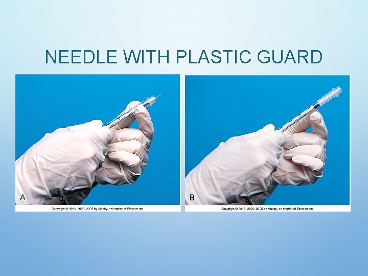NEEDLE WITH PLASTIC GUARD NEEDLE WITH PLASTIC GUARD