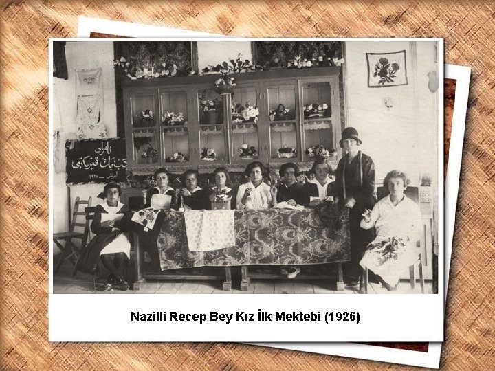 Cumhurbaşkanı Gazi Mustafa Kemal, İzmir Erkek Lisesinde matematik dersini izlerken (1 Şubat 1931) Nazilli
