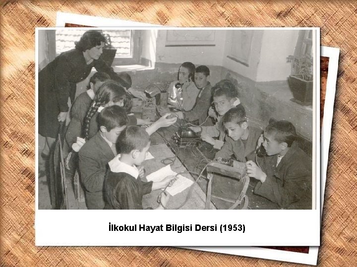 Cumhurbaşkanı Gazi Mustafa Kemal, İzmir Erkek Lisesinde matematik dersini izlerken (1 Şubat 1931) İlkokul