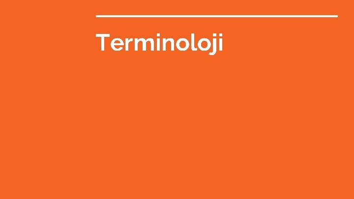 Terminoloji 