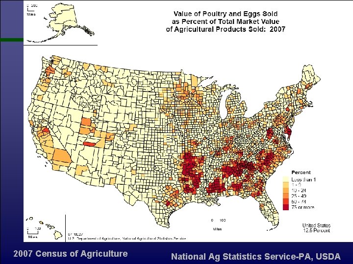2007 Census of Agriculture National Ag Statistics Service-PA, USDA 
