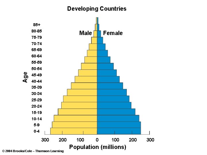 Developing Countries 85+ 80 -85 Male 75 -79 Female 70 -74 65 -69 60