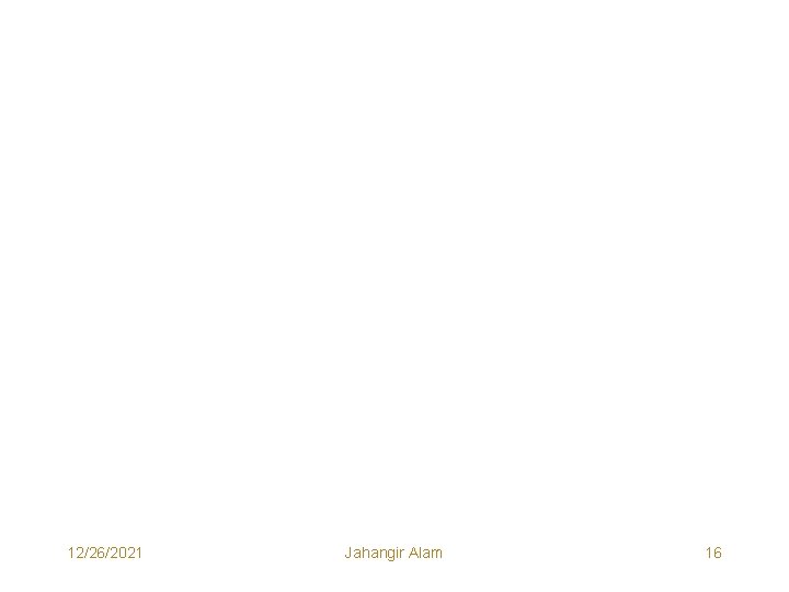 12/26/2021 Jahangir Alam 16 12/26/2021 Jahangir Alam 16