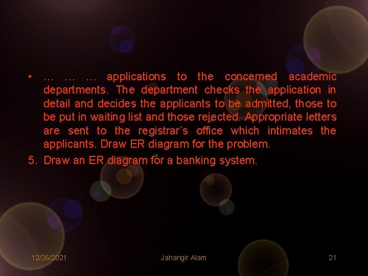 applications to the concerned academic departments. The department checks the application in detail and applications to the concerned academic departments. The department checks the application in detail and