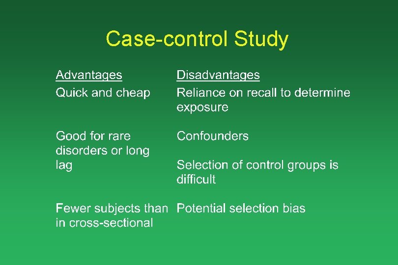Case-control Study 