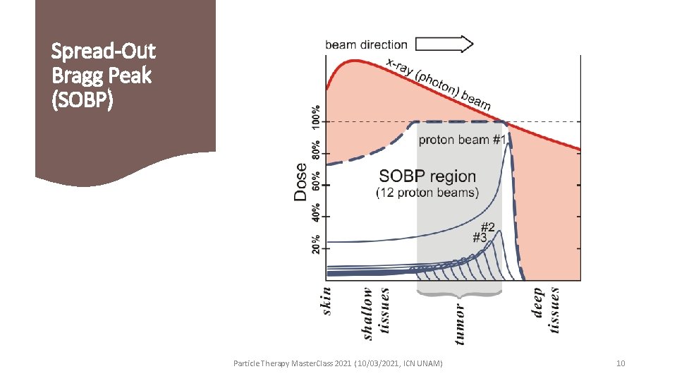Spread-Out Bragg Peak (SOBP) Particle Therapy Master. Class 2021 ( 10/03/2021, ICN UNAM) 10