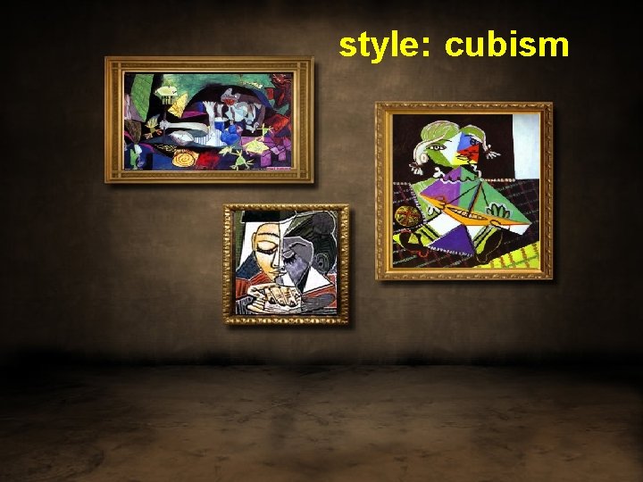 style: cubism 