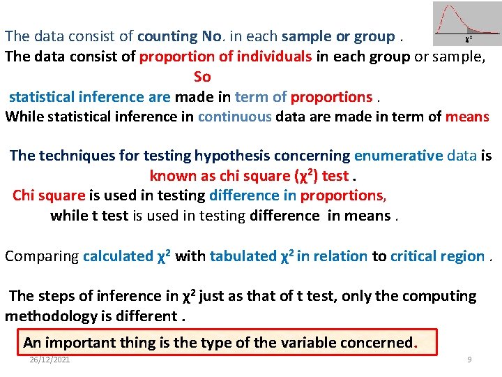 The data consist of counting No. in each sample or group. The data consist