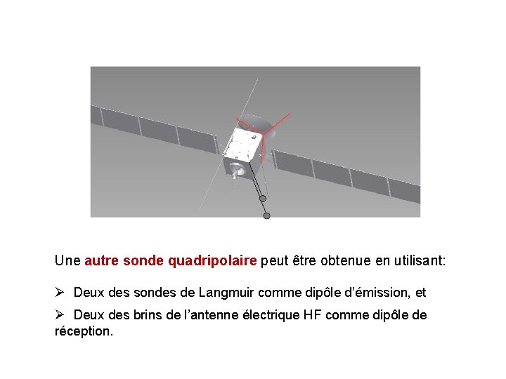 Une autre sonde quadripolaire peut être obtenue en utilisant: Ø Deux des sondes de