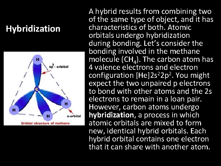 Hybridization A hybrid results from combining two of the same type of object, and