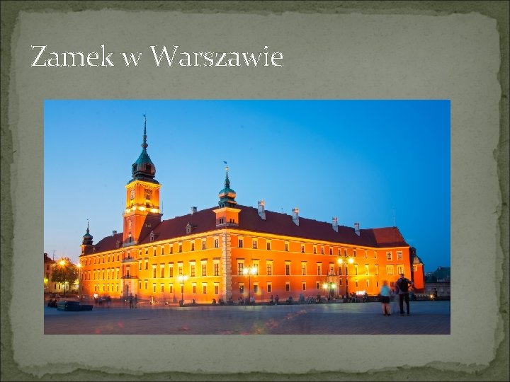 Zamek w Warszawie 