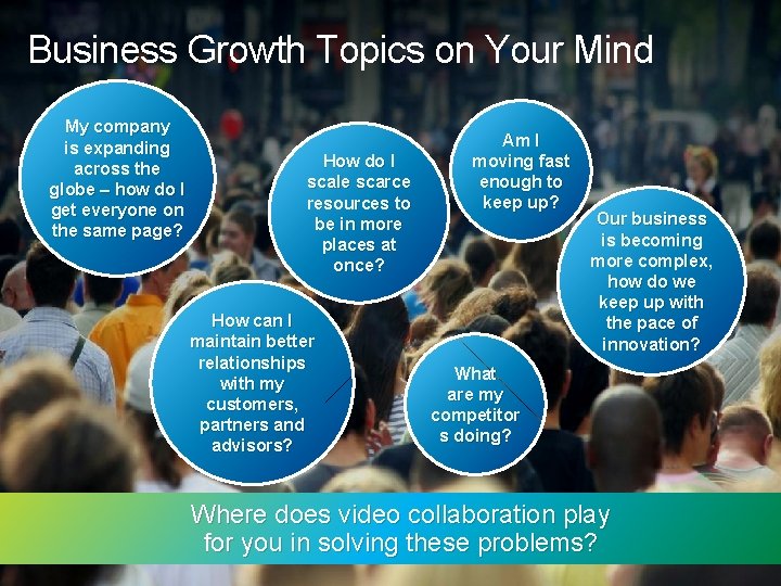 Business Growth Topics on Your Mind My company is expanding across the globe –
